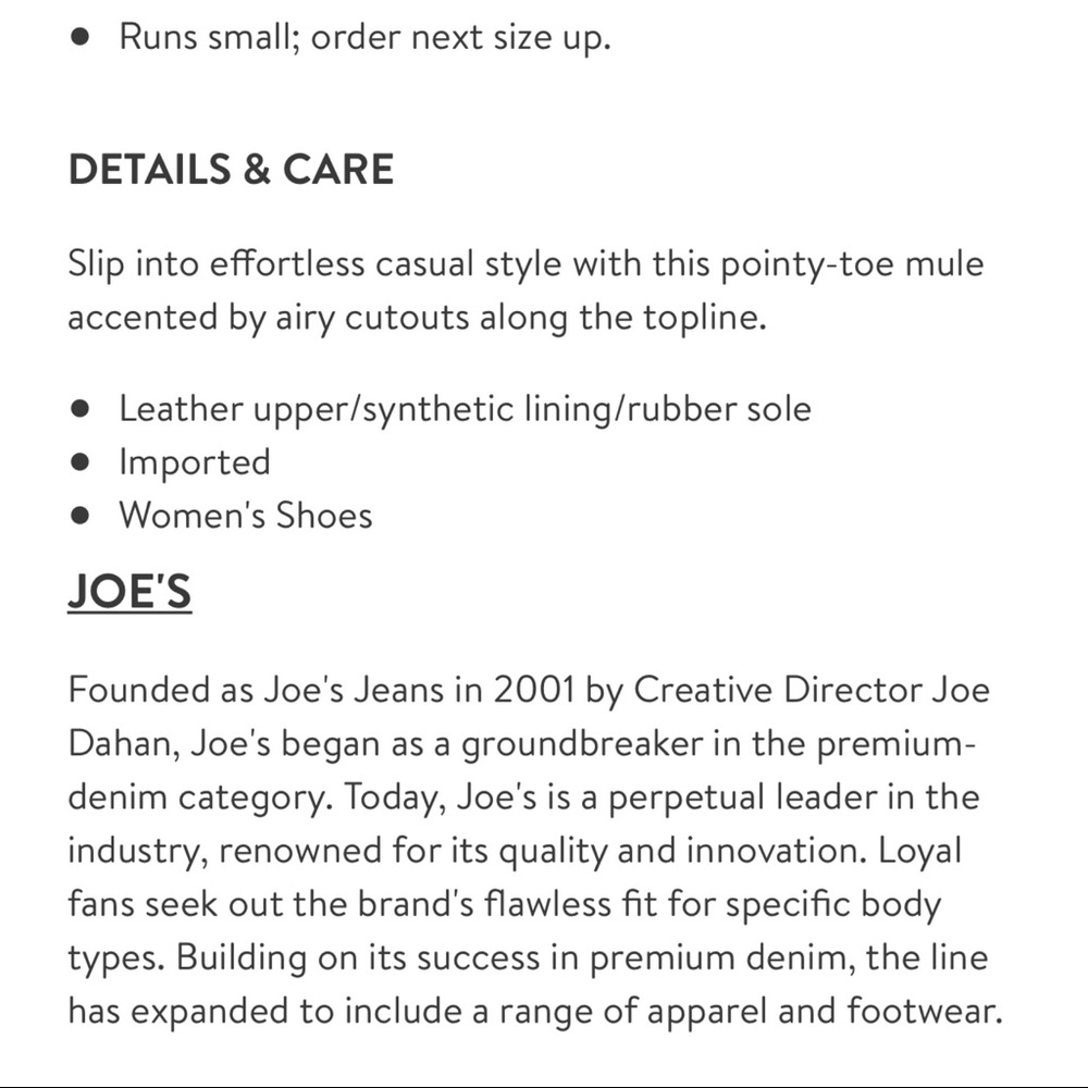 Joe’s Jeans Black Martha Mules - Picture 8 of 8